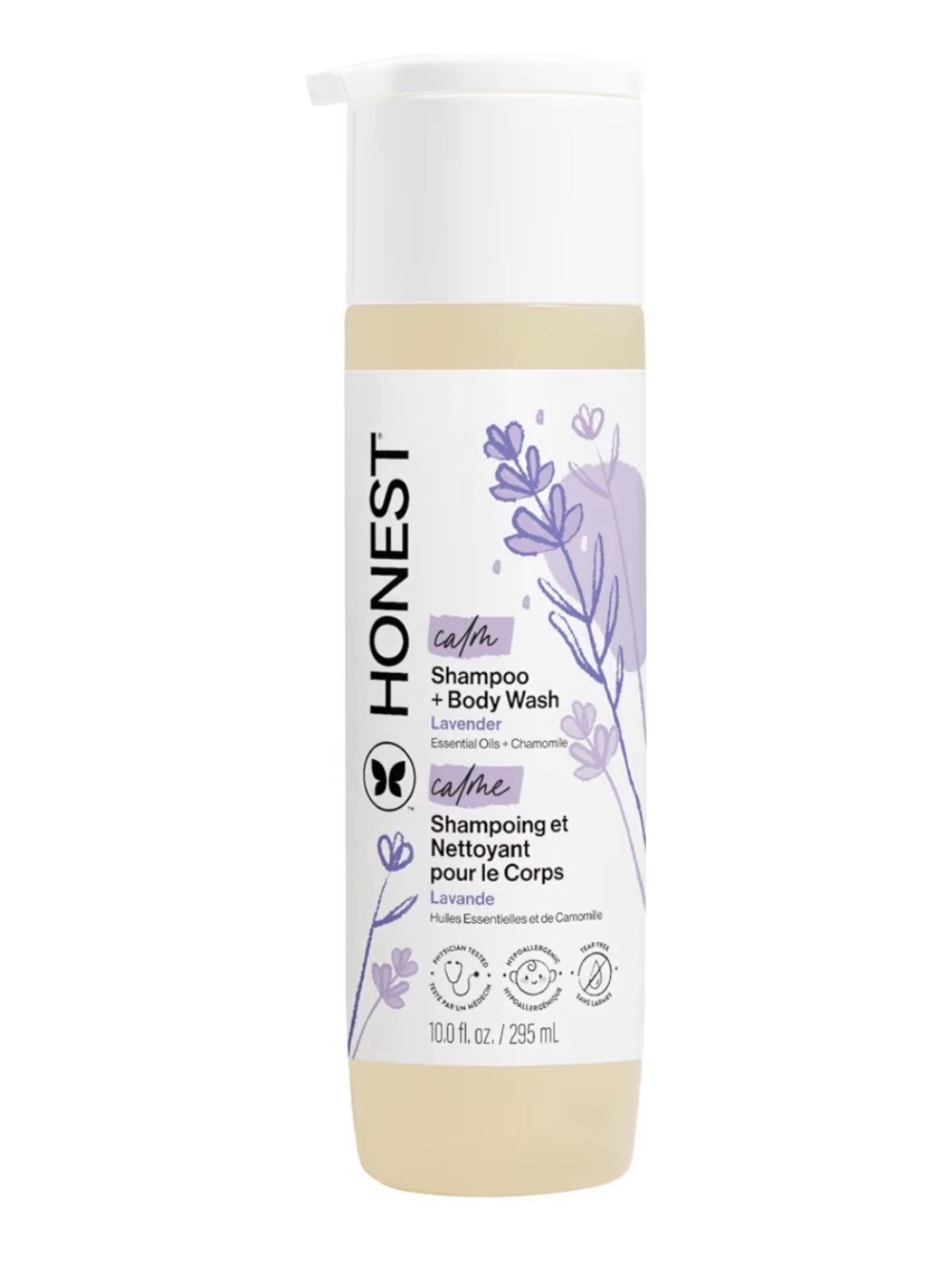 The Honest Company Lavender + Chamomile Shampoo & Body Wash - White, Lavender